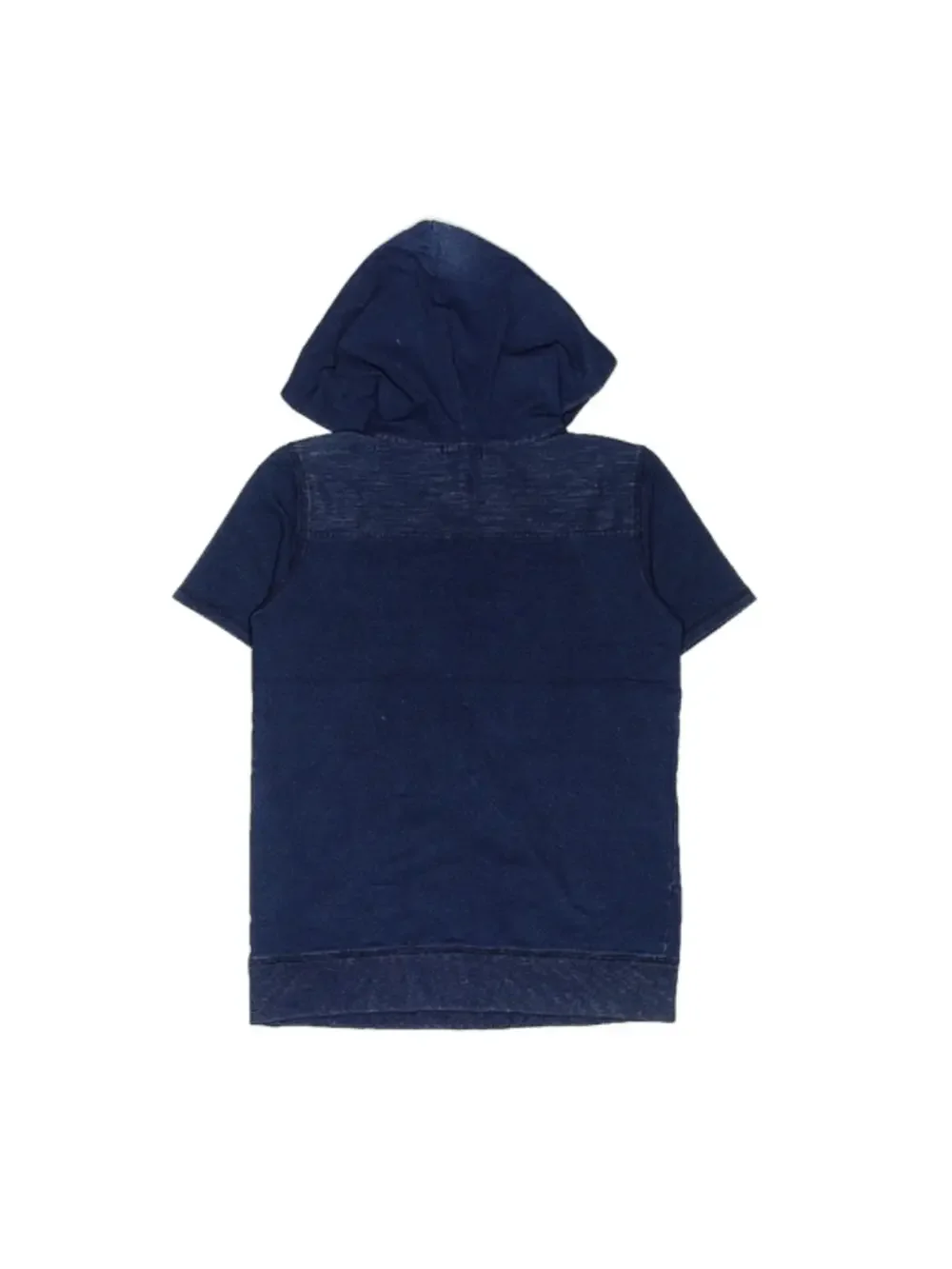 7 For All Mankind blue shirt with hood and front pockets size large youth